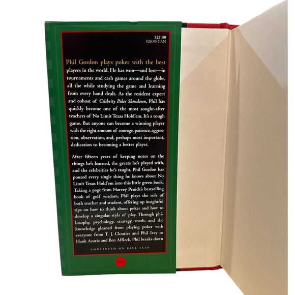 Phil Gordon's Little Green Book: Lessons and Teachings in No Limit Texas Hold'em - Picture 3 of 8